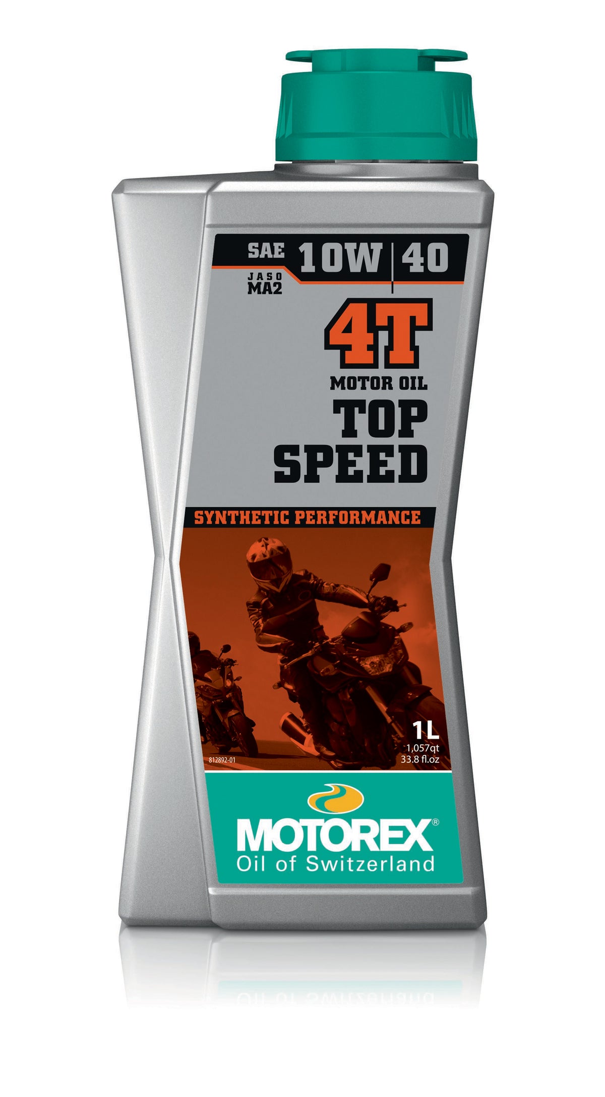 Top Speed Oil 10w40 4t 1l (10/Case  Sold Ea) - 580-1225 - Motorex