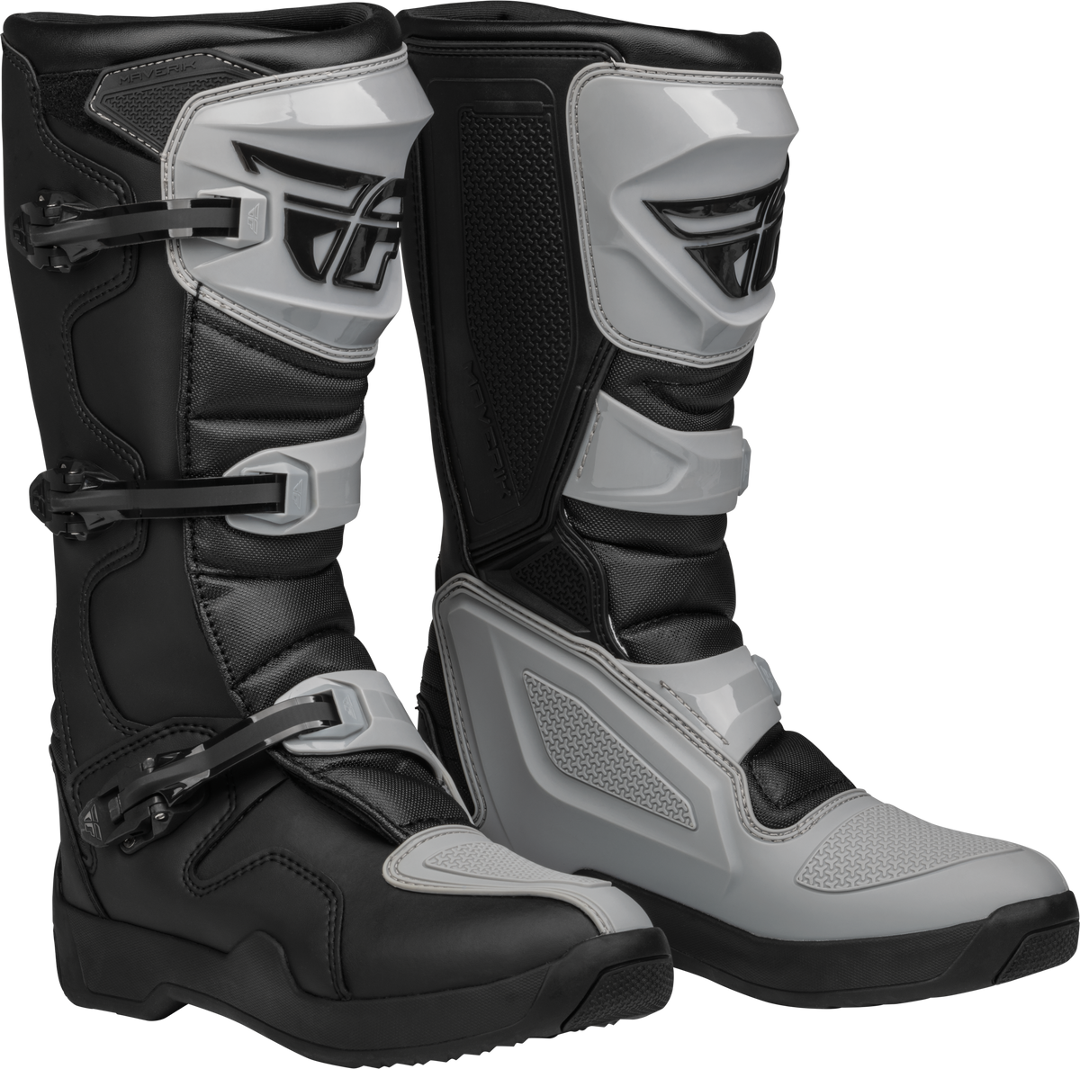 Maverik Lt Boot Grey/Black Sz 10 - 364-66110 - Fly Racing