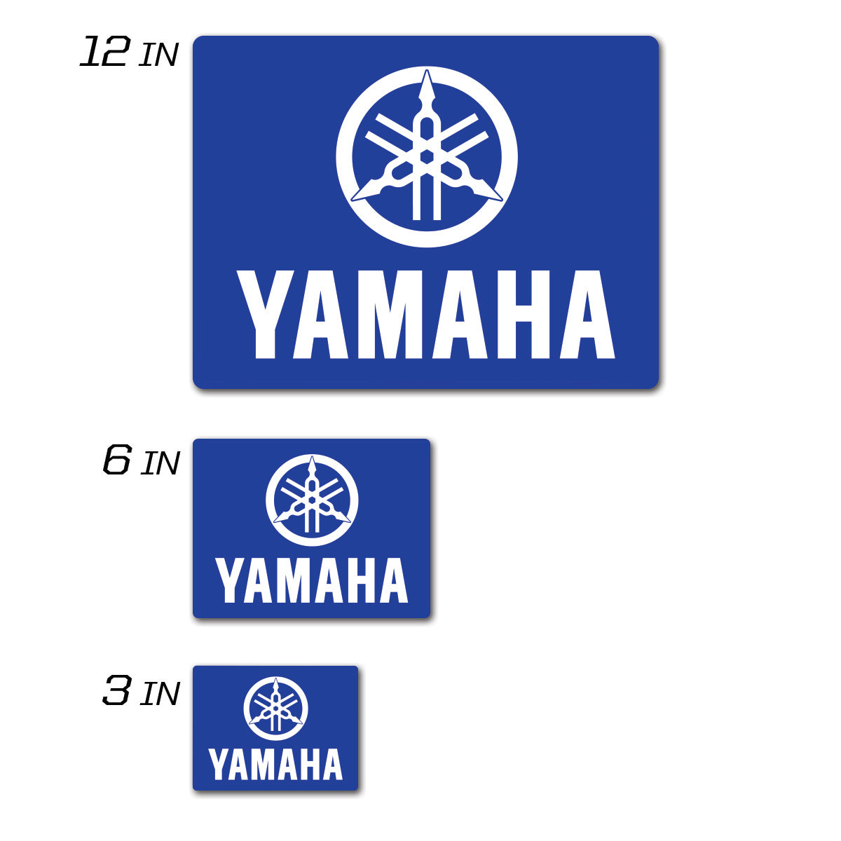 Yamaha Icon Decal 3" Squared Yamaha Icon Decal 3" Squared - 862-50108 - DCOR