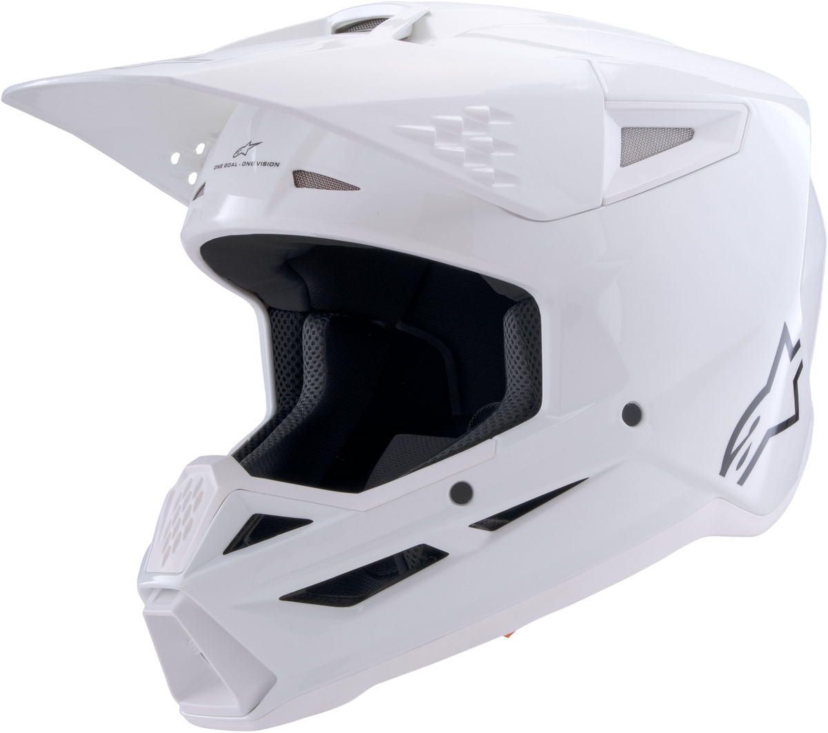Sm3 Solid Helmet White Glossy 2x - 482-001172X - alpine star