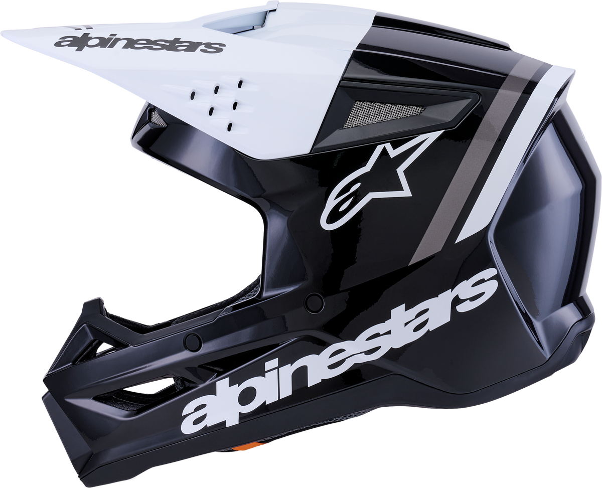 Sm3 Radium Helmet Blk/Wht/Gry Glossy 2x - 482-001812X - alpine star