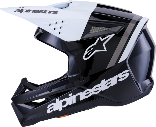 Sm3 Radium Helmet Blk/Wht/Gry Glossy Xl - 482-00181X - alpine star