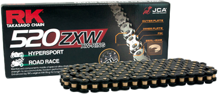 Bl520zxw Drive Chain Black 520 X 120 - 691-5001BK - Excel Wheel components