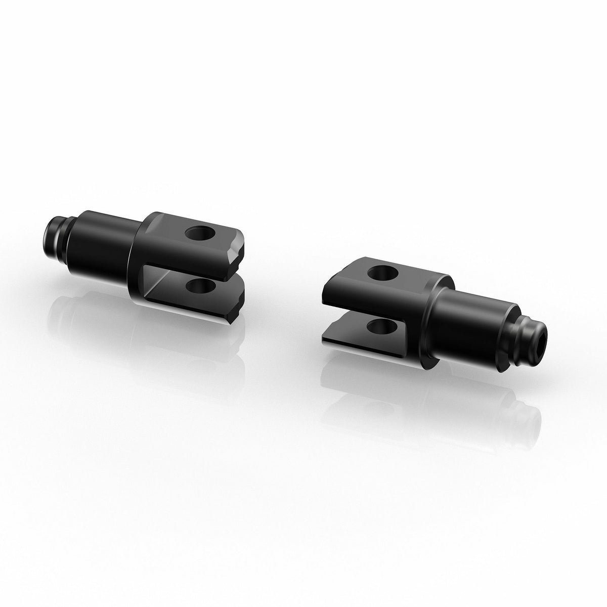 Footpeg Mount Kit Rider Black Pr - 58-PE650B - RIZOMA