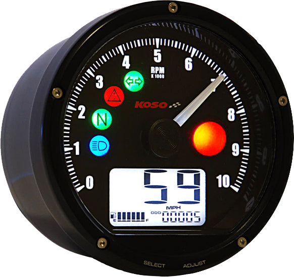 T & T Multi Function Meter (Black) - 27-5749 - Koso North America