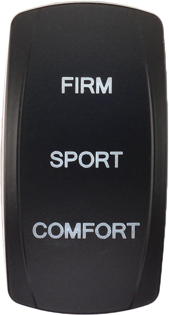 Dash Switch Rocker Face Firm/Sport/Comfot - 630-1050 - XTC POWER PRODUCTS