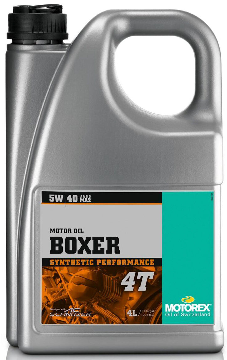 Boxer 5w40 4t 4l (4/Case  Sold Ea) - 580-0241 - Motorex