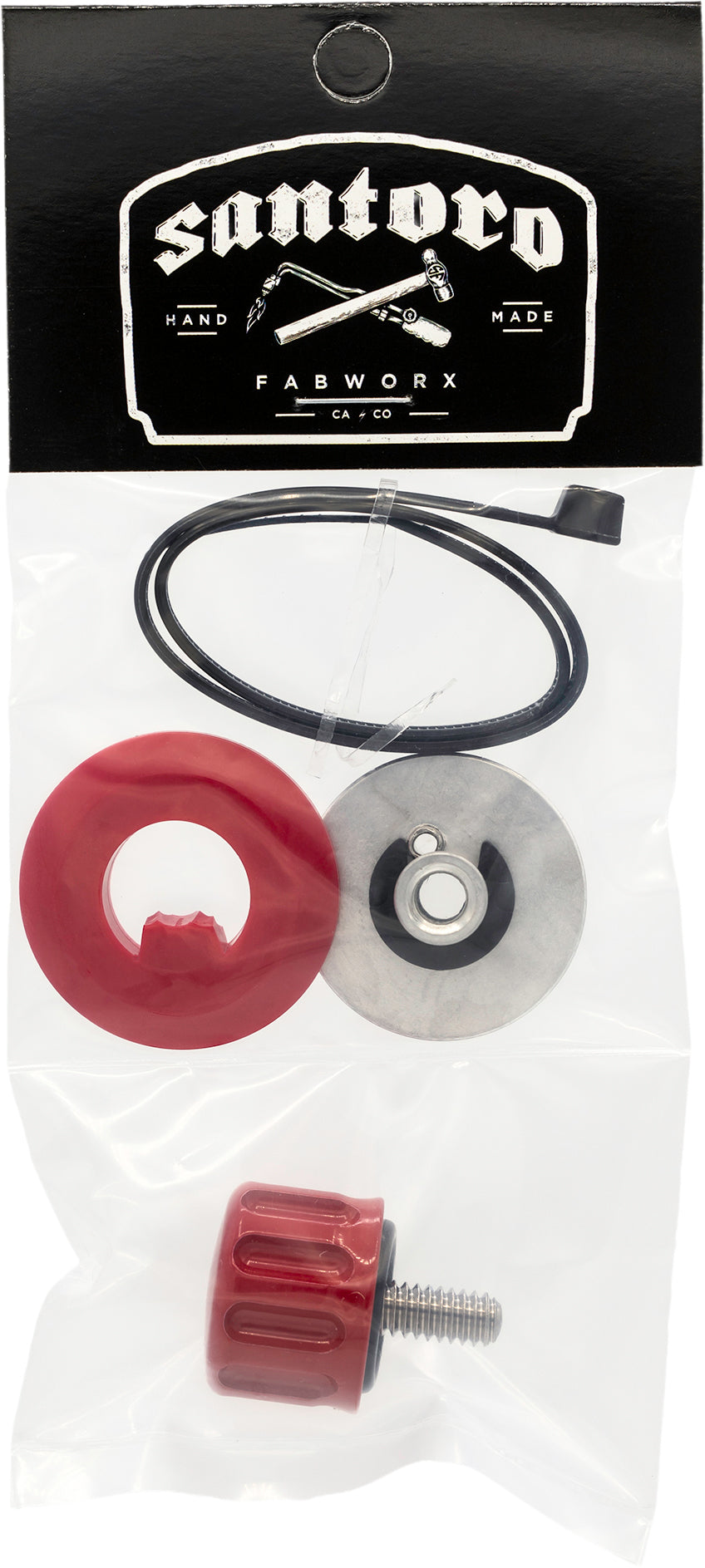Seat Screw St Red - 750-03173 - SANTORO FABWORX