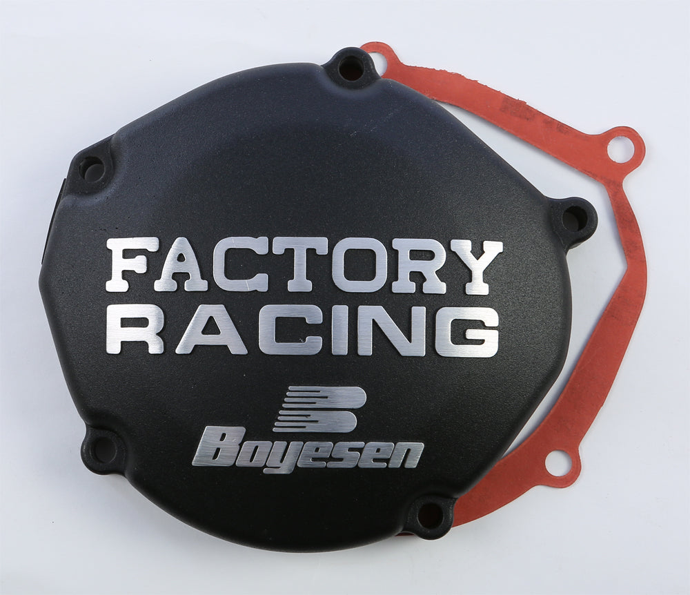 Factory Racing Ignition Cover Black - 59-7433B - Boyesen