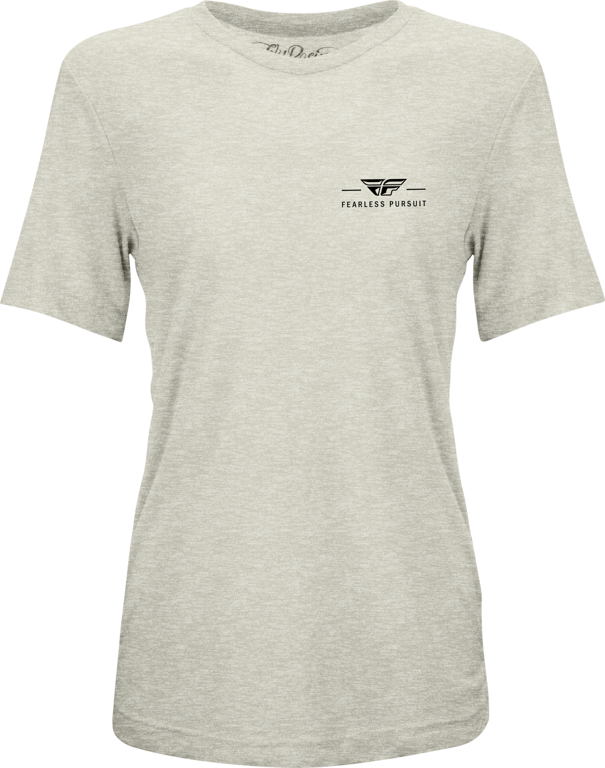Women'S Fly Motto Tee Cream Sm - 356-0054S - Fly Racing