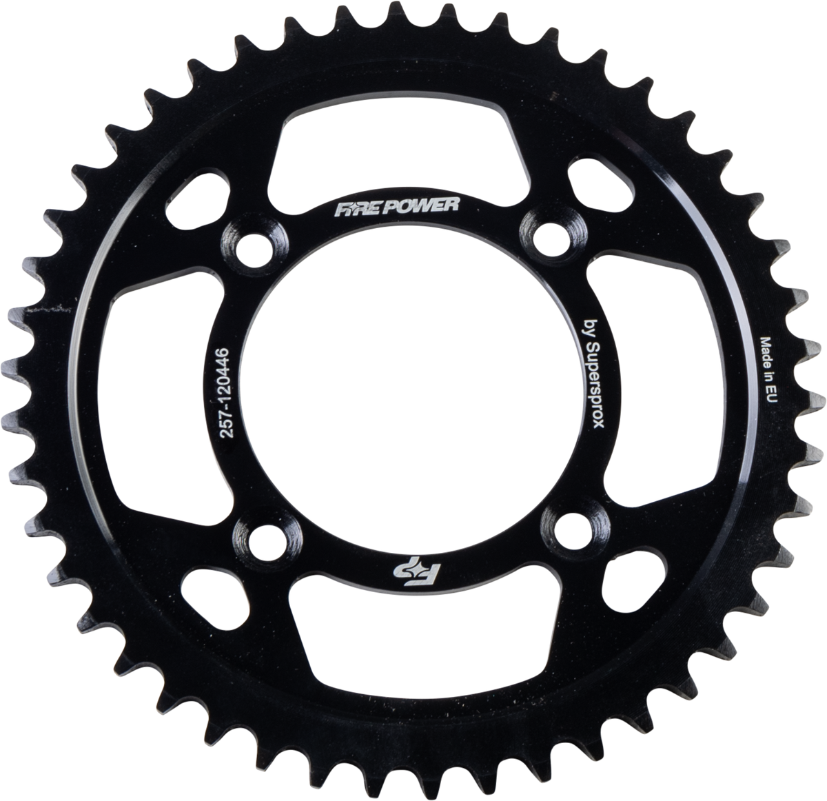 Rear Sprocket Steel 46t Blk - 257-120446 - Fire Power