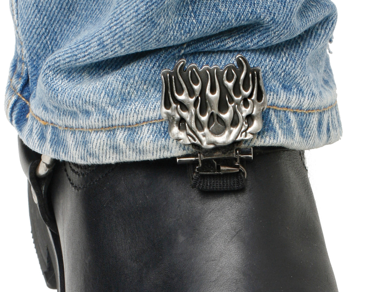 Clips For Stirrup/Strap Boots Flames - 26-7071 - Ryder Clips