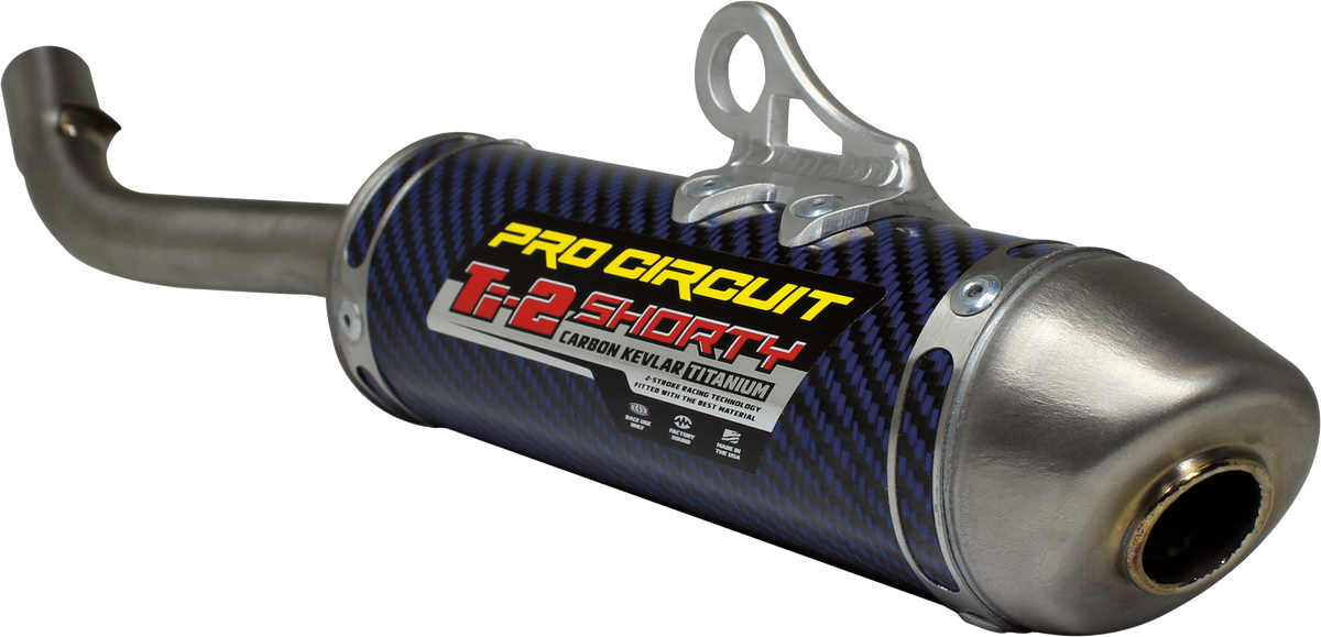 Ti-2 R304 Ti/Blue Silencer Yam - 792-5207TBU - Pro Circuit