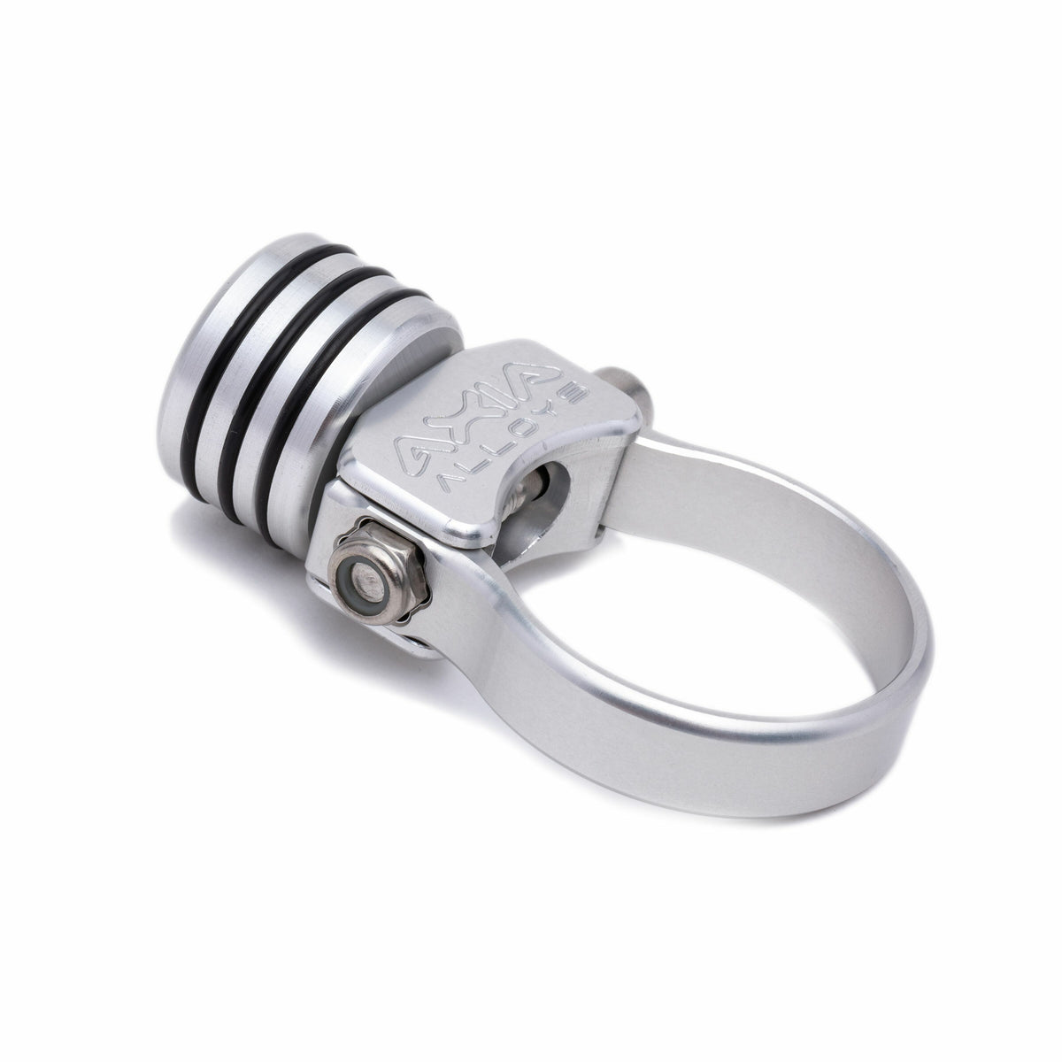 Helmet Air Hose Plug/Mount- Silver - 12-9603 - AXIA ALLOY