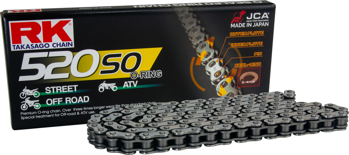 520so Drive Chain Steel 520 X 100 - 691-1902 - Excel Wheel components