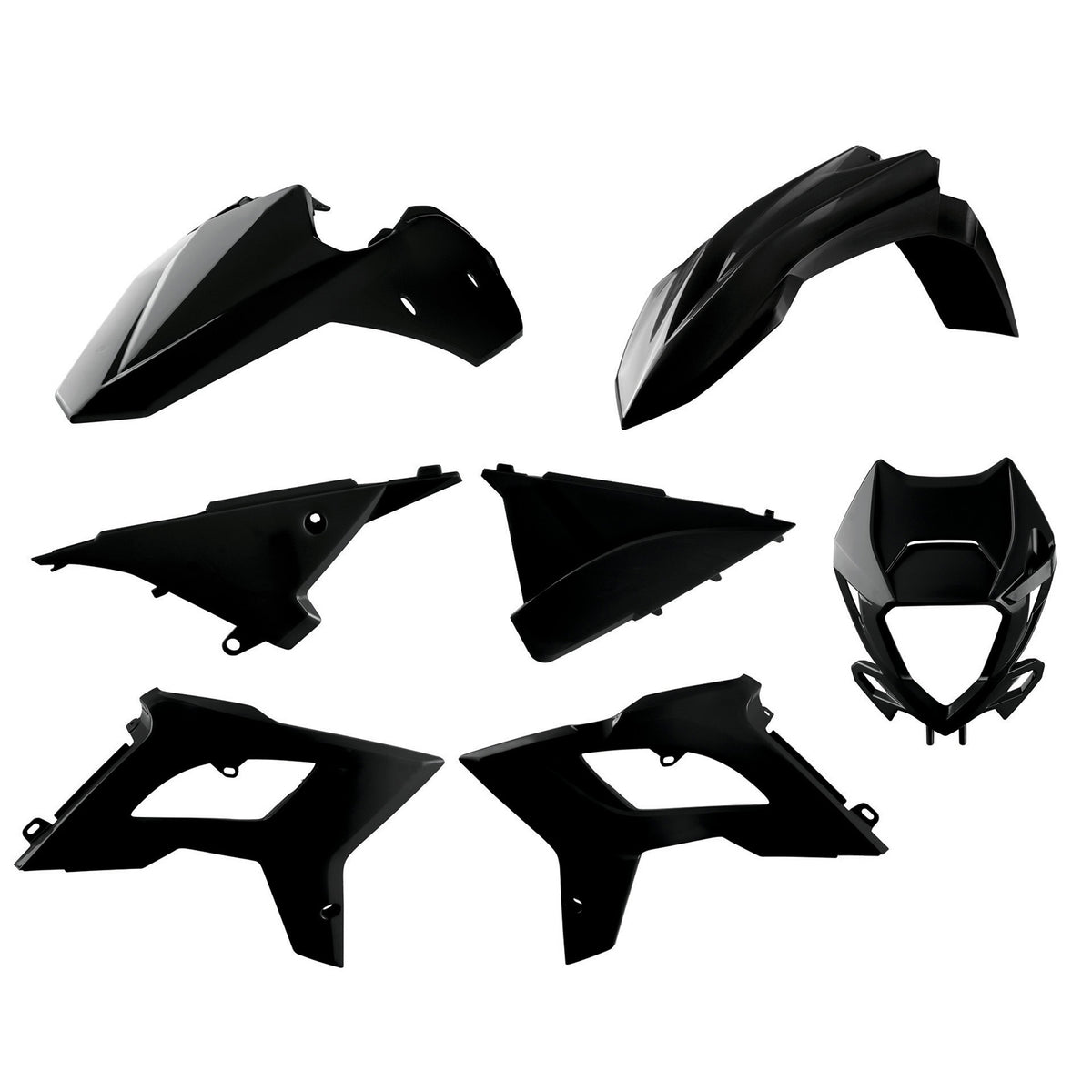 Restyle Kit W/Mask Beta Black - 64-91087 - Polisport Plastics