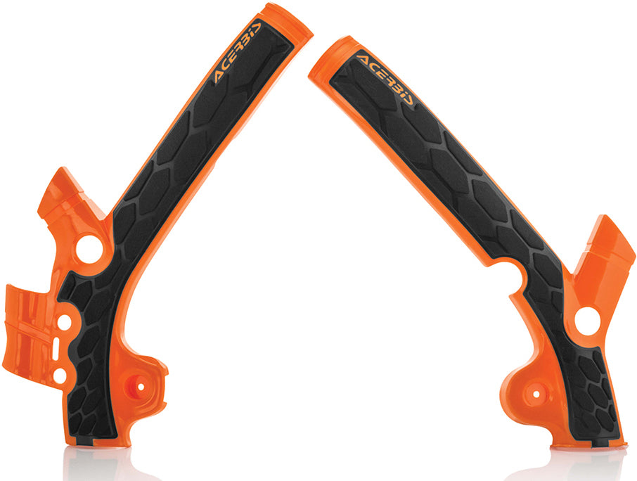 X-Grip Frame Guard Orange/Black - 24495-25225 - Acerbis