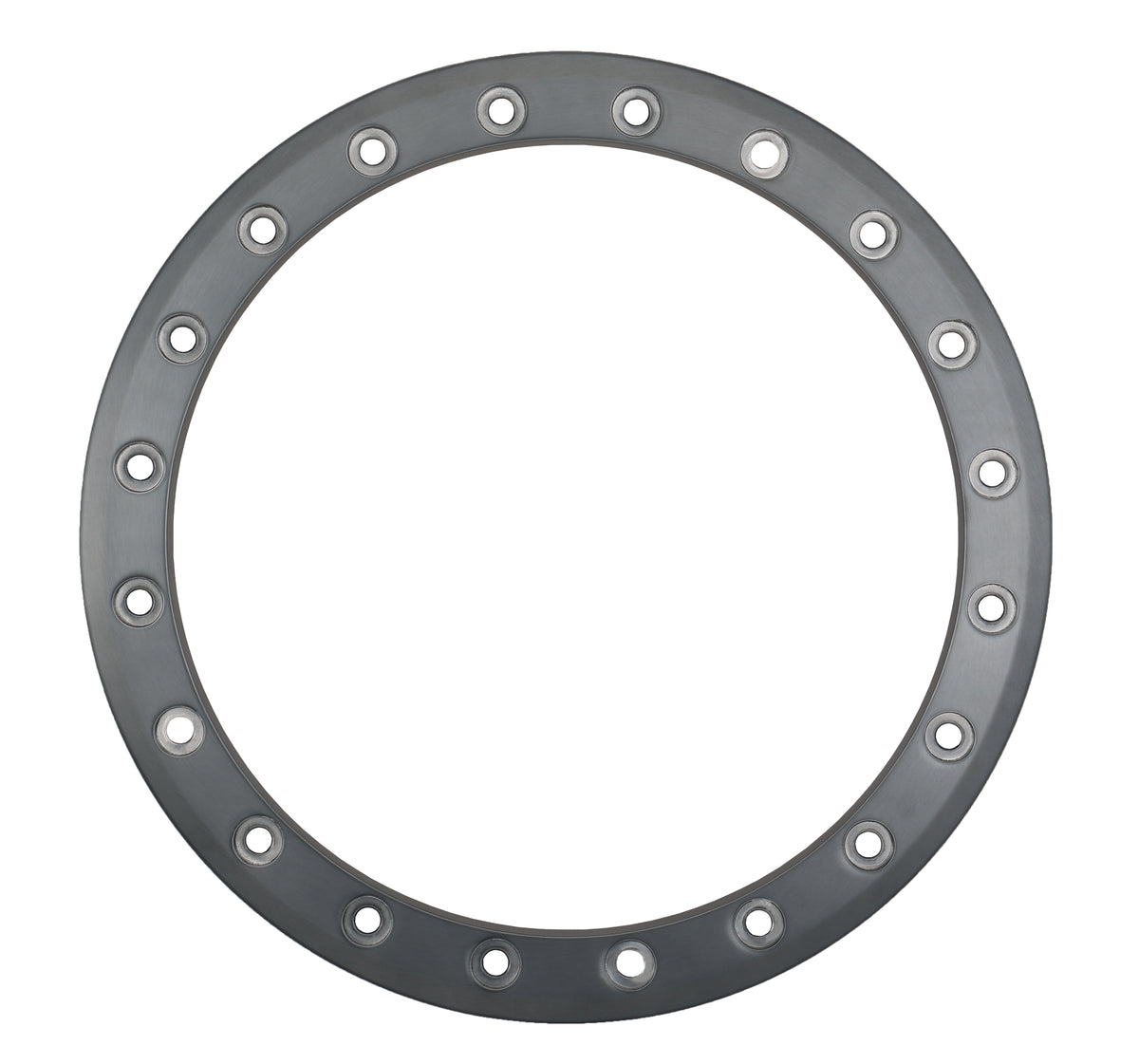 Sb8-Sb9 15" Beadlock Ring 10mm 20-Hole Gloss Brushed Gry - 3-15520GBG - System 3