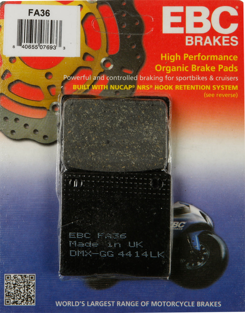 Brake Pads - 15-36 - EBC Motorcycle Brakes
