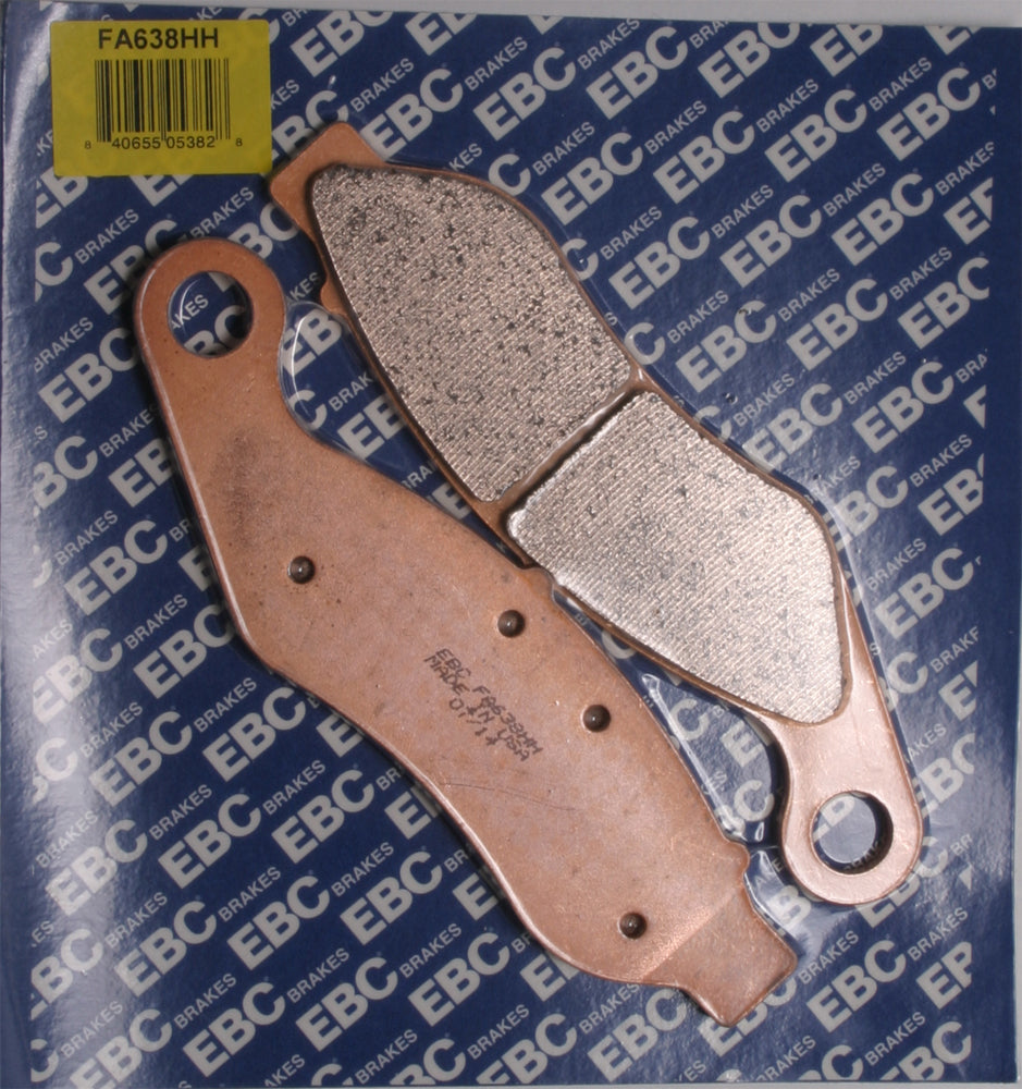 Brake Pads Fa638hh Double-H Sintered - 15-638H - EBC Motorcycle Brakes