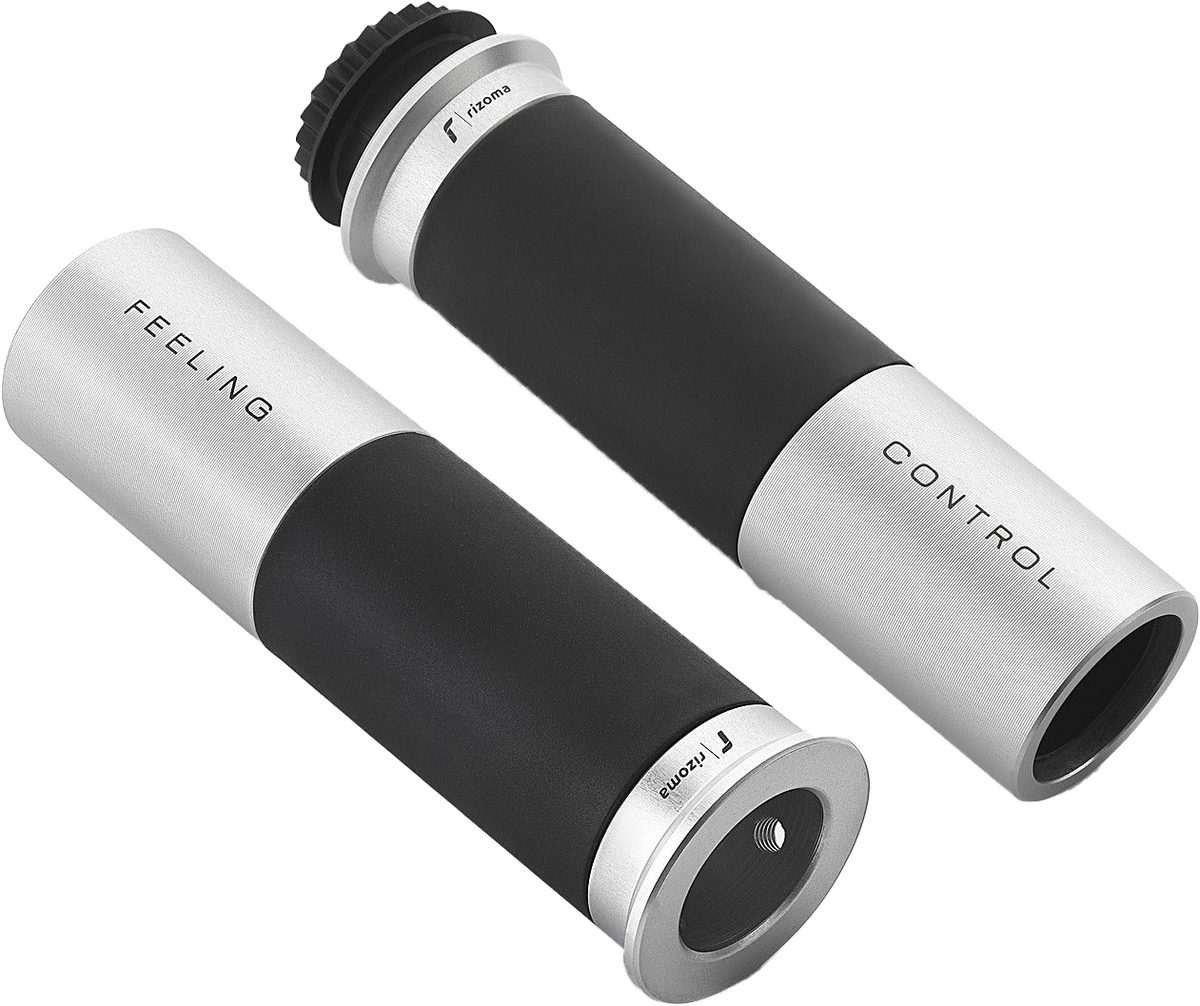 Grips Icon 22mm Silver - 58-GR225A - RIZOMA