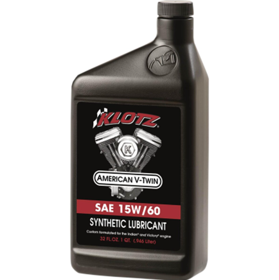 V-Twin Syn Engine Oil 4t 15w60 1qt 10/Case - 842-0030 - Klotz Oil