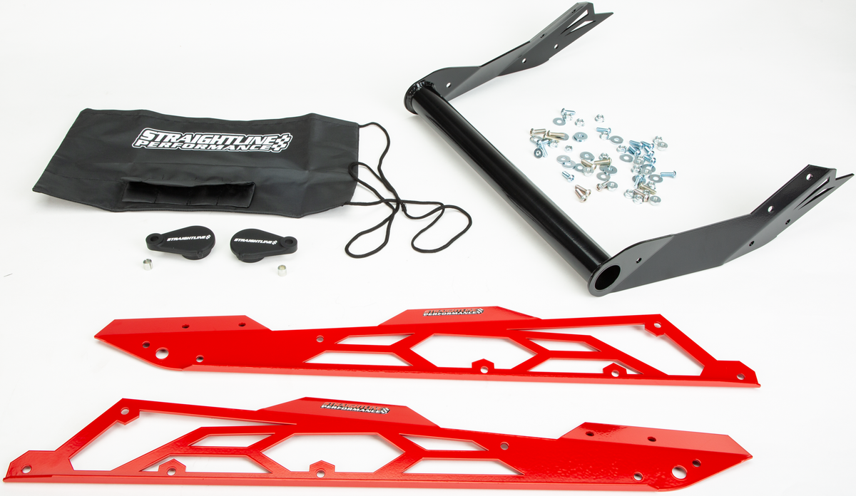 Hide 'N' Go Rear Bumper S-D 146" Red - 241-26631R - Straightline Performance