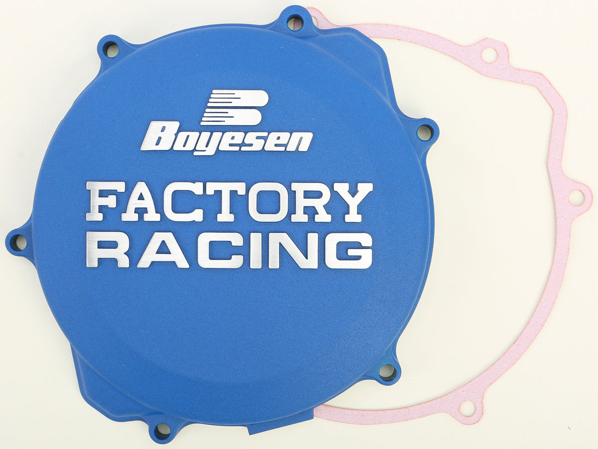 Factory Racing Clutch Cover Blue - 59-7232AL - Boyesen
