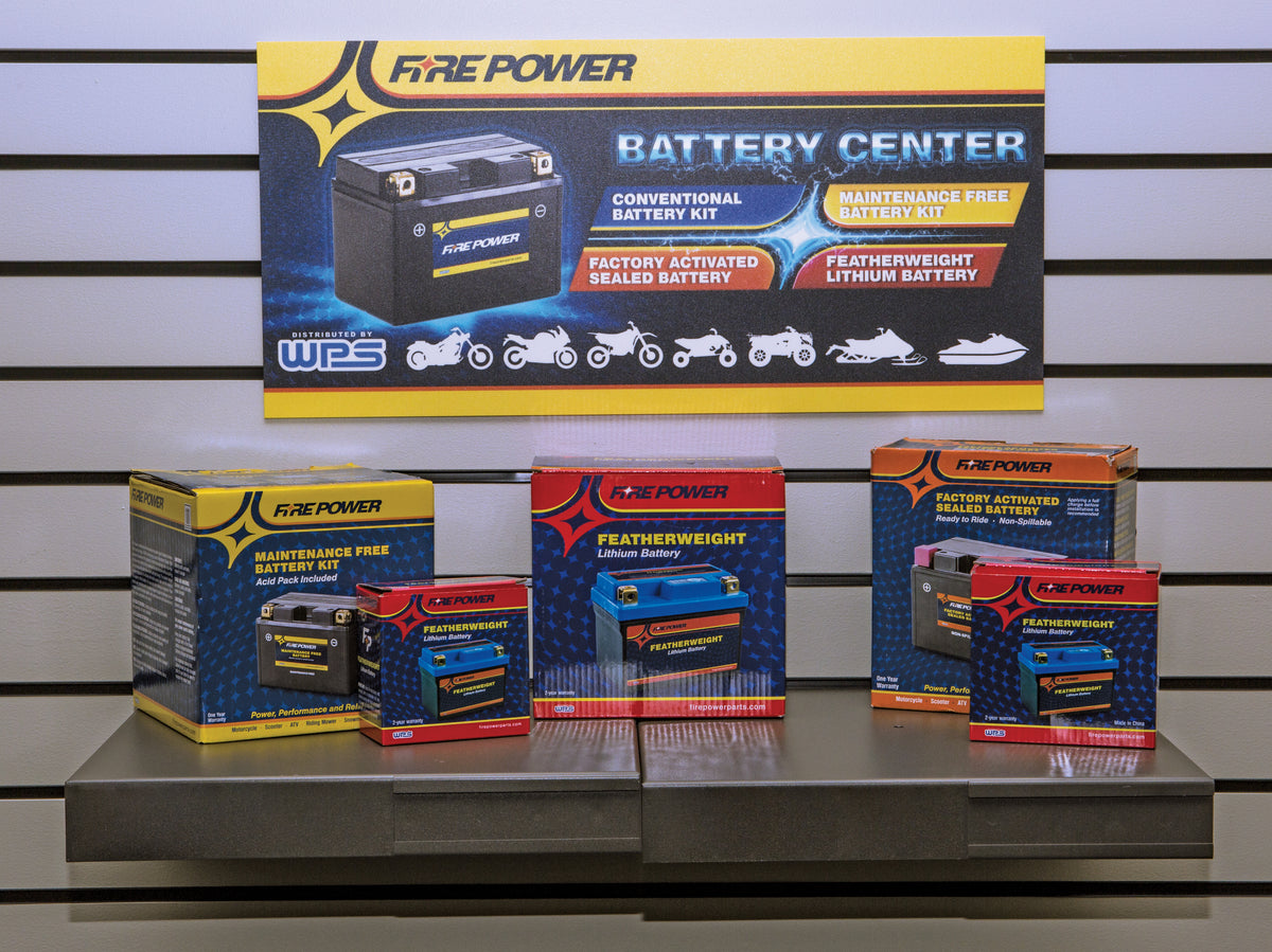 Battery Rack Sign - 490-FPSIGN - Fire Power