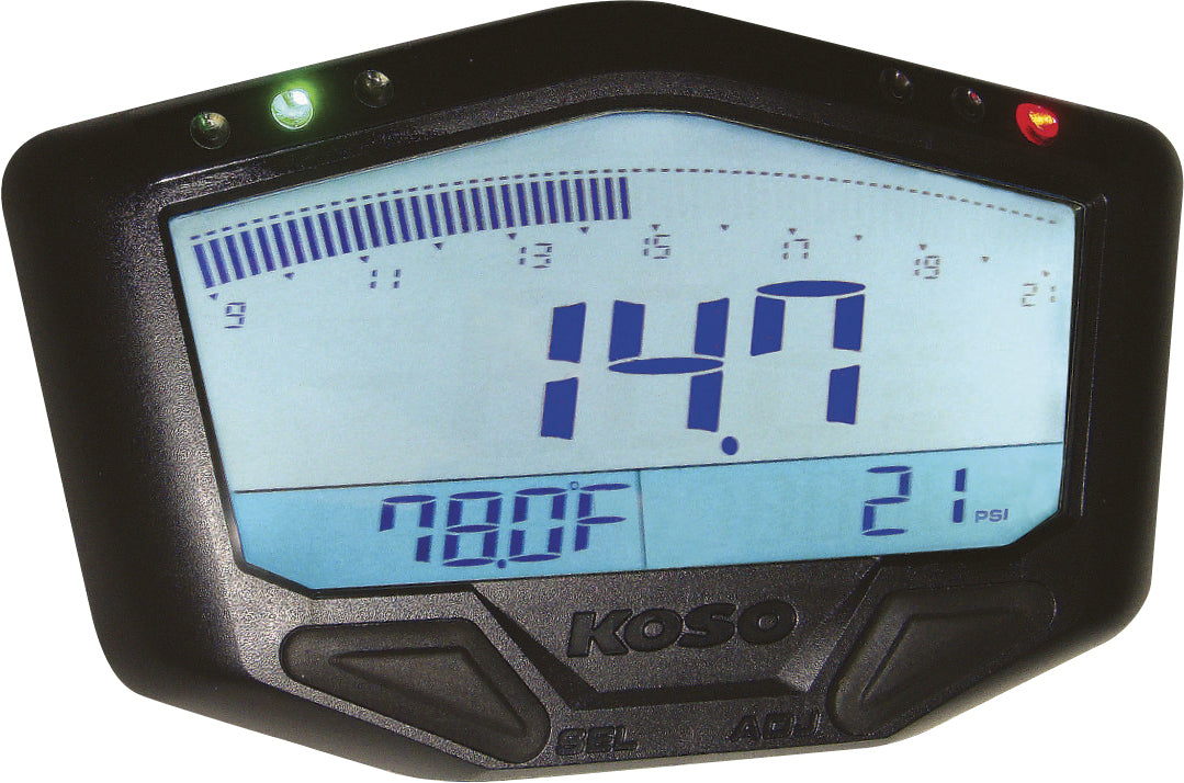 X-2 Boost Gauge W/ Air/Fuel Ratio And Temperature - 27-5757 - Koso North America