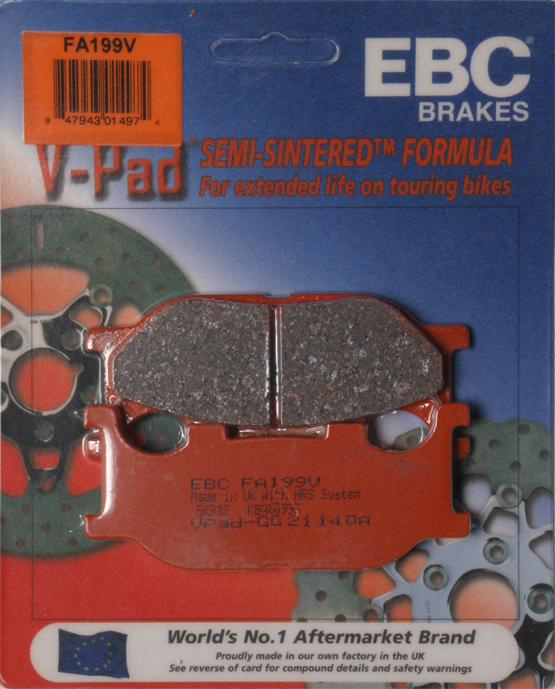 Brake Pads V-Series - 15-199V - EBC Motorcycle Brakes