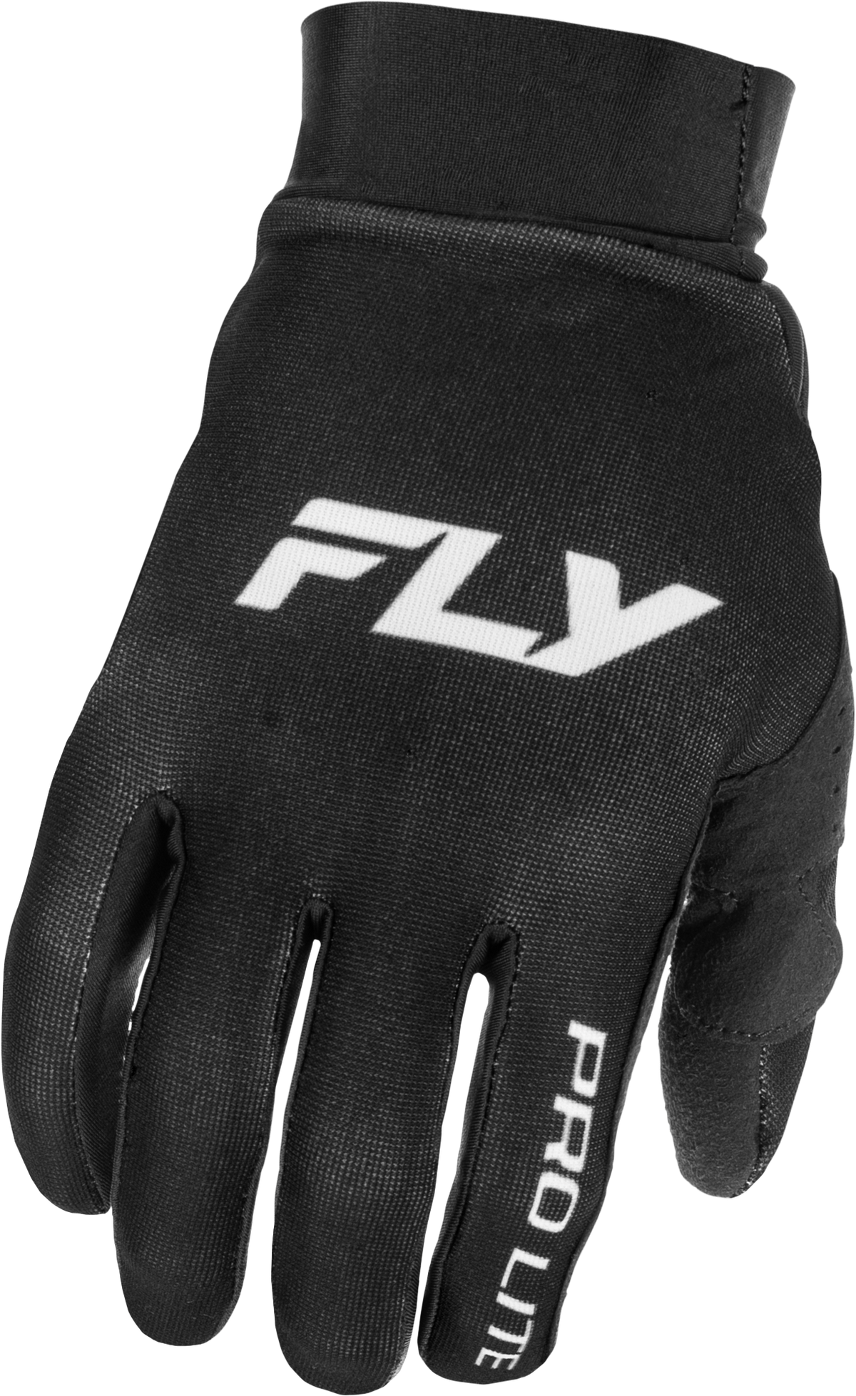 Pro Lite Gloves Black/White Lg - 379-040L - Fly Racing