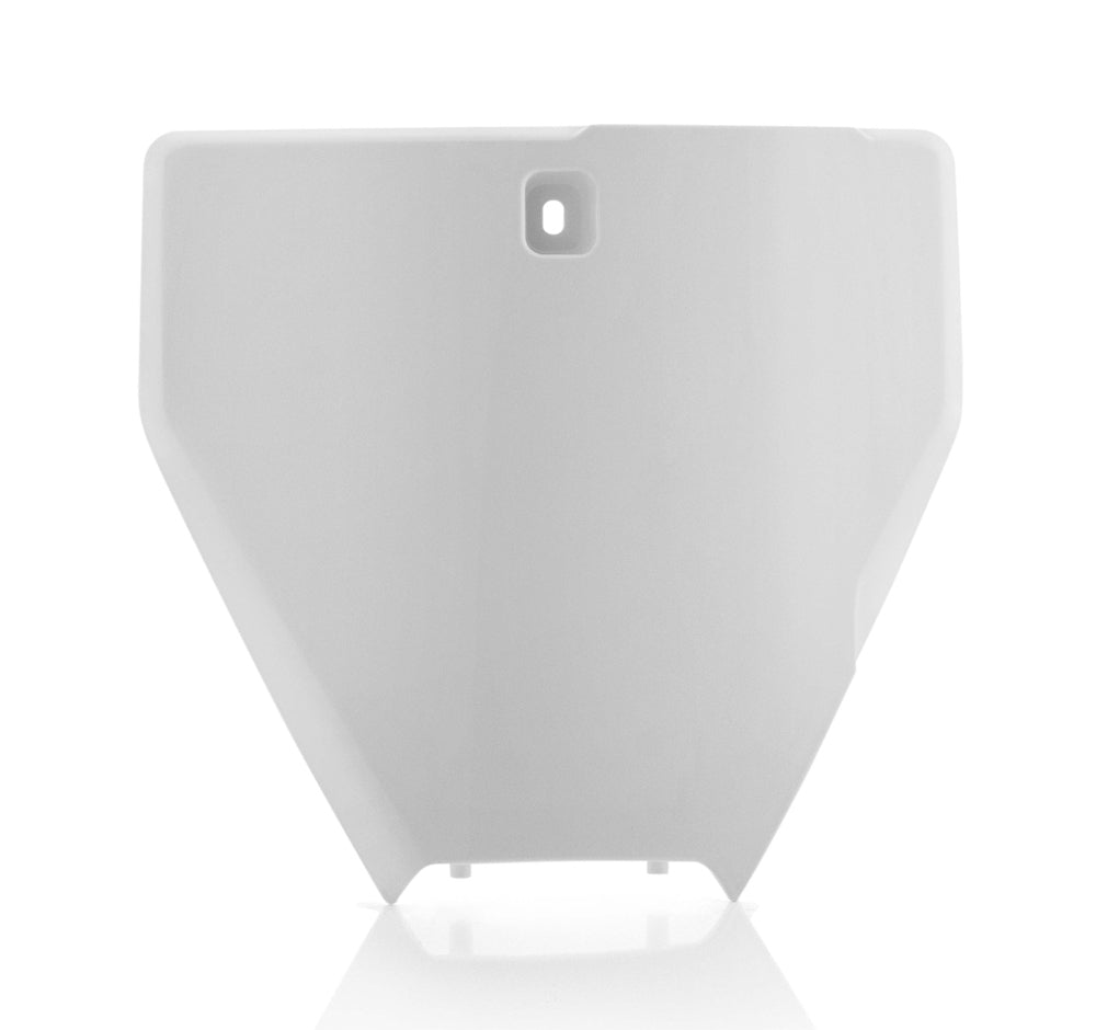 Front Number Plate White - 24625-80002 - Acerbis
