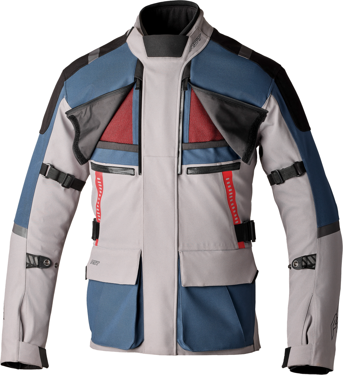 Ps Vulcan Ce Jacket Sil/Blu Textile Xl - 556-3582146 - RST