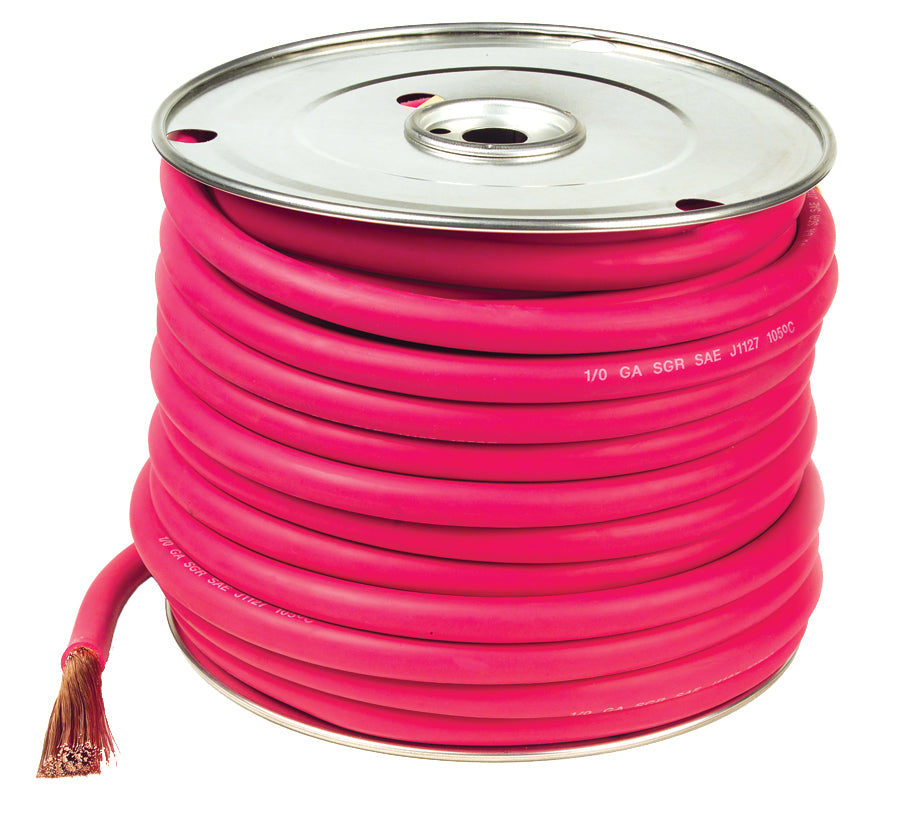 Battery Cable 4 Ga 25' Red - 58-9610R - Grote