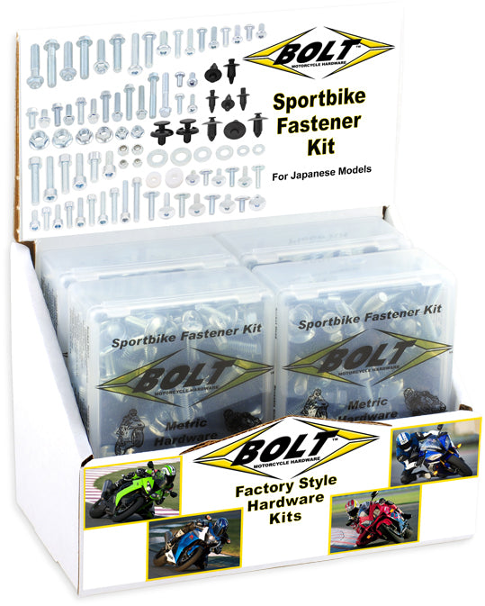 Sportbike Track Pack 6/Pk Display - 020-00111D - BOLT