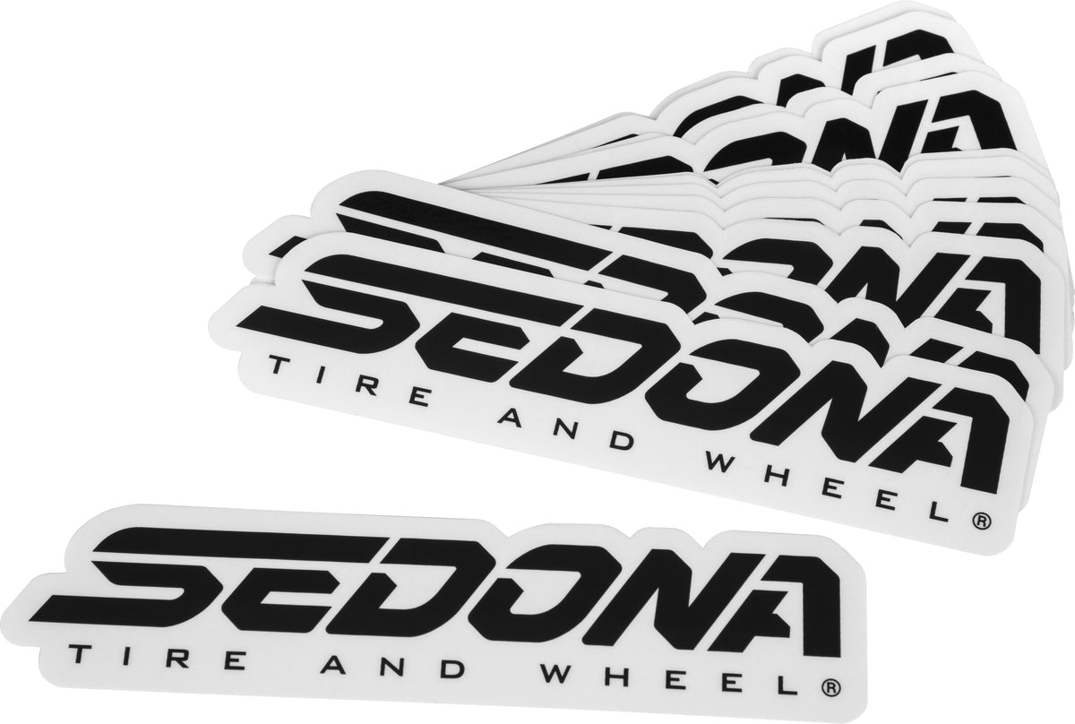 6" Sedona Decal Pack Of 20 Black - 87-8301B - Sedona