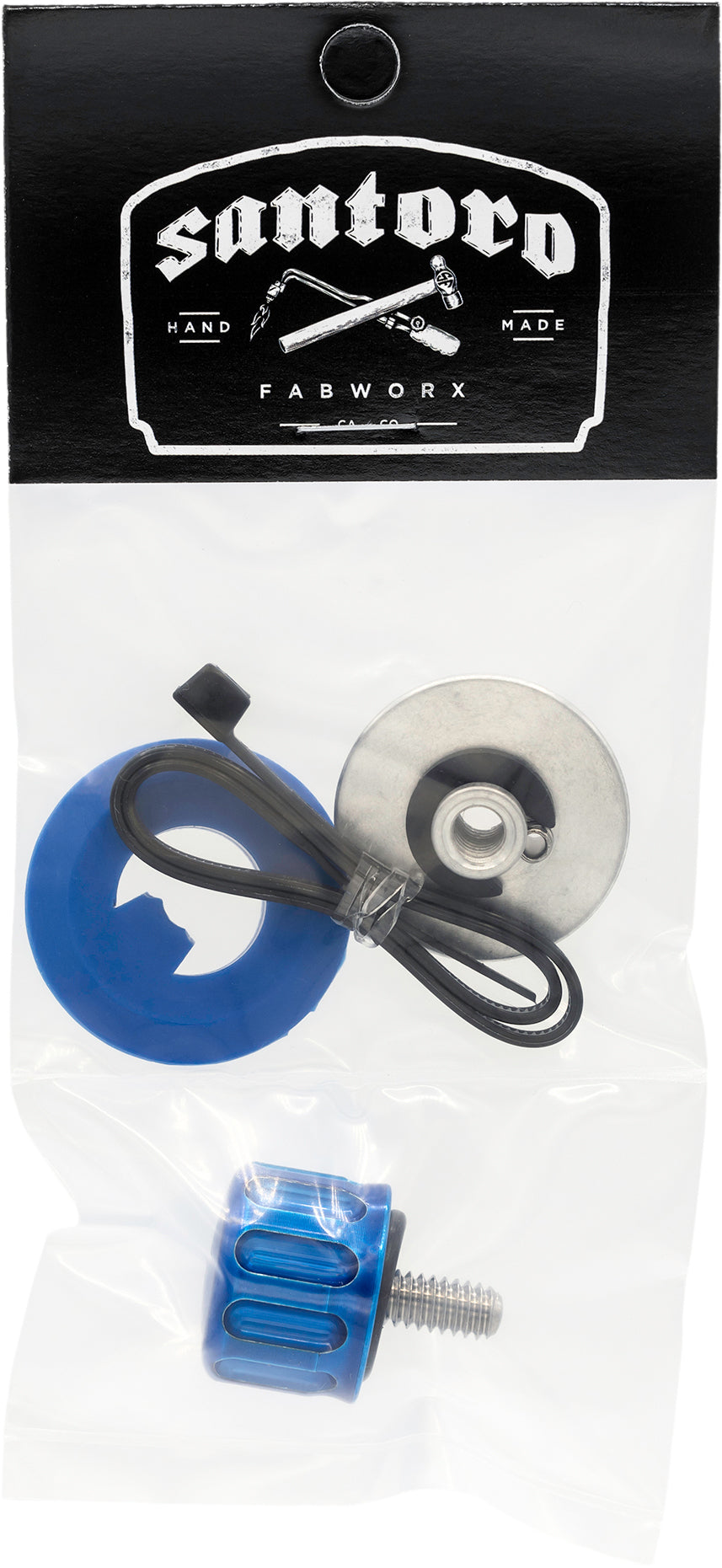 Seat Screw Blue - 750-03174 - SANTORO FABWORX