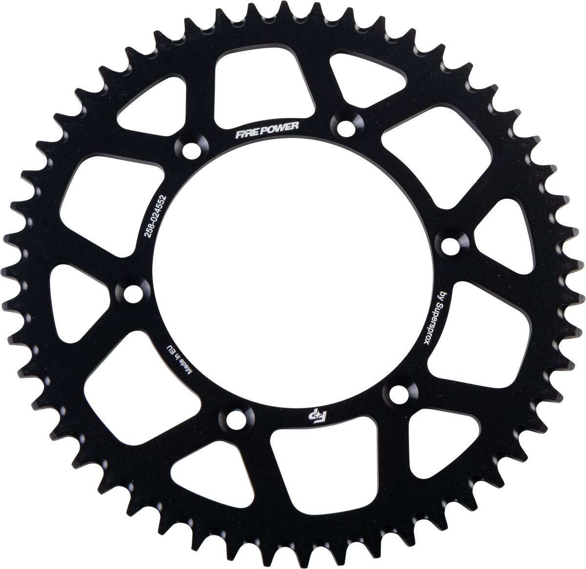 Rear Sprocket Aluminum 52t Blk - 258-024552 - Fire Power