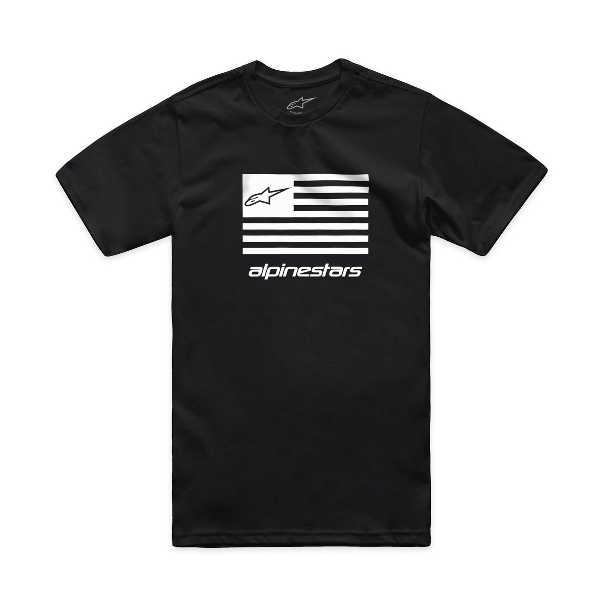 Flag Csf Tee Black/White Md - 482-76302M - alpine star