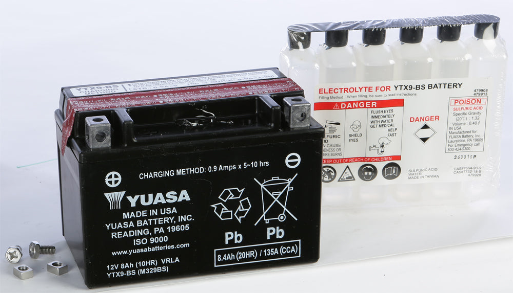 Battery Ytx9-Bs Maintenance Free - 49-1959 - Yuasa