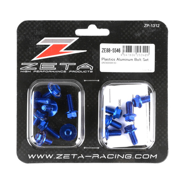Aluminum Bolt Kit Blue - 634-8358B - ZETA
