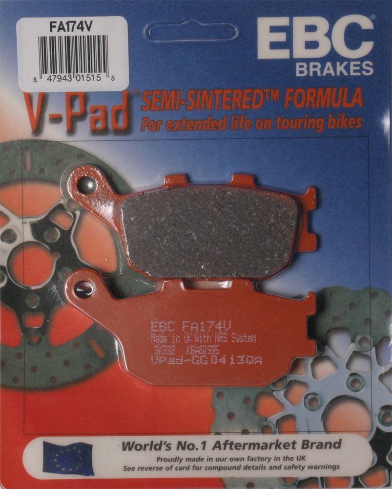 Brake Pads V-Series - 15-174V - EBC Motorcycle Brakes