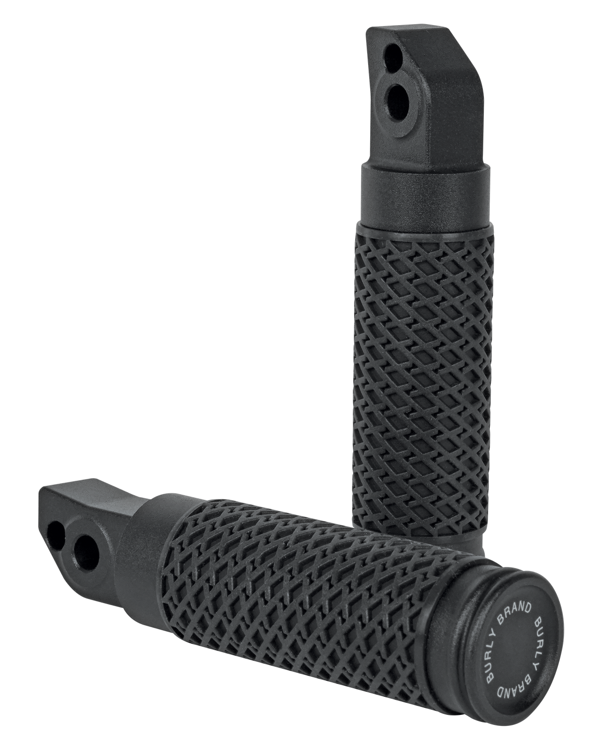 Slash Cut Pass Foot Pegs Pr Black - 750-05861 - Burly Brand