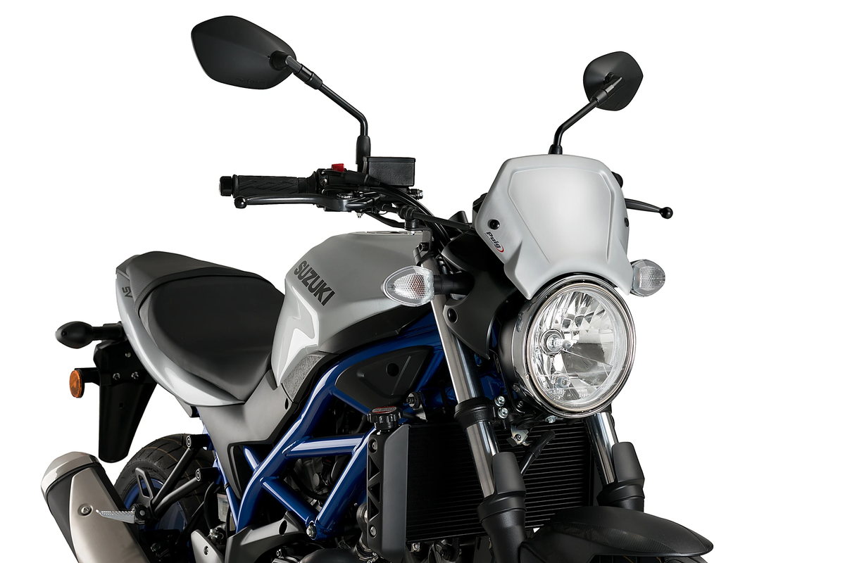 Aluminium Front Plate Silver - 561-3592S - PUIG