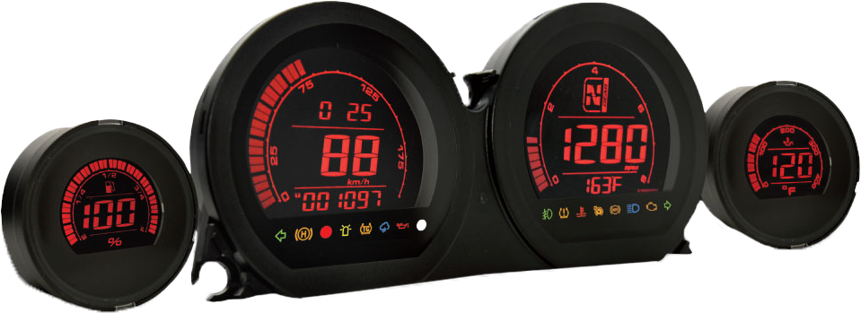 Hd-03 Series Gauge `14-23 Flh Flt - 28-61046 - Koso North America