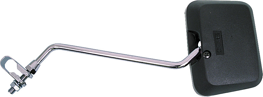 Square Clamp-On Mirror Black 10" - 56-9900 - Emgo
