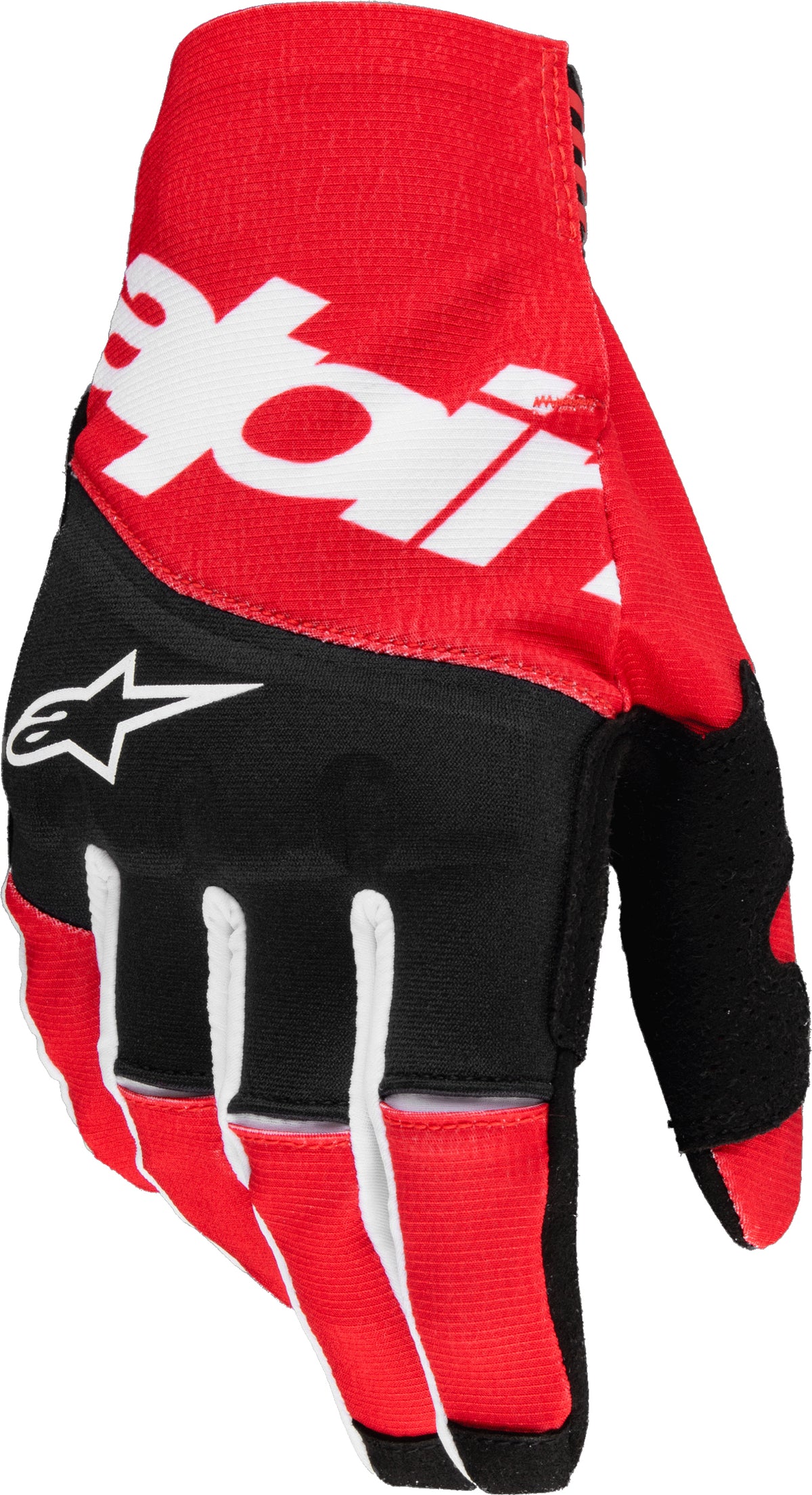 Techstar Gloves Black/Bright Red Xl - 482-00031X - alpine star