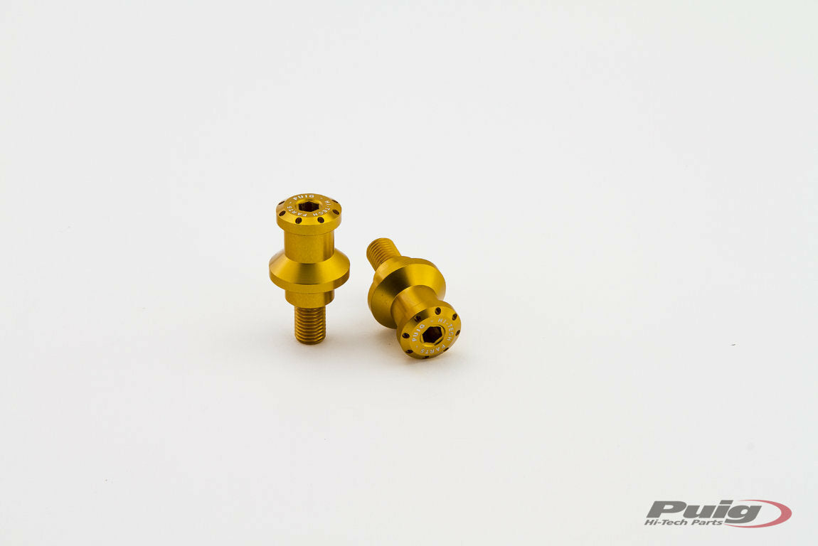 Swingarm Spools Hi-Tech 10mm Gold 2/Pk - 561-4002G - PUIG