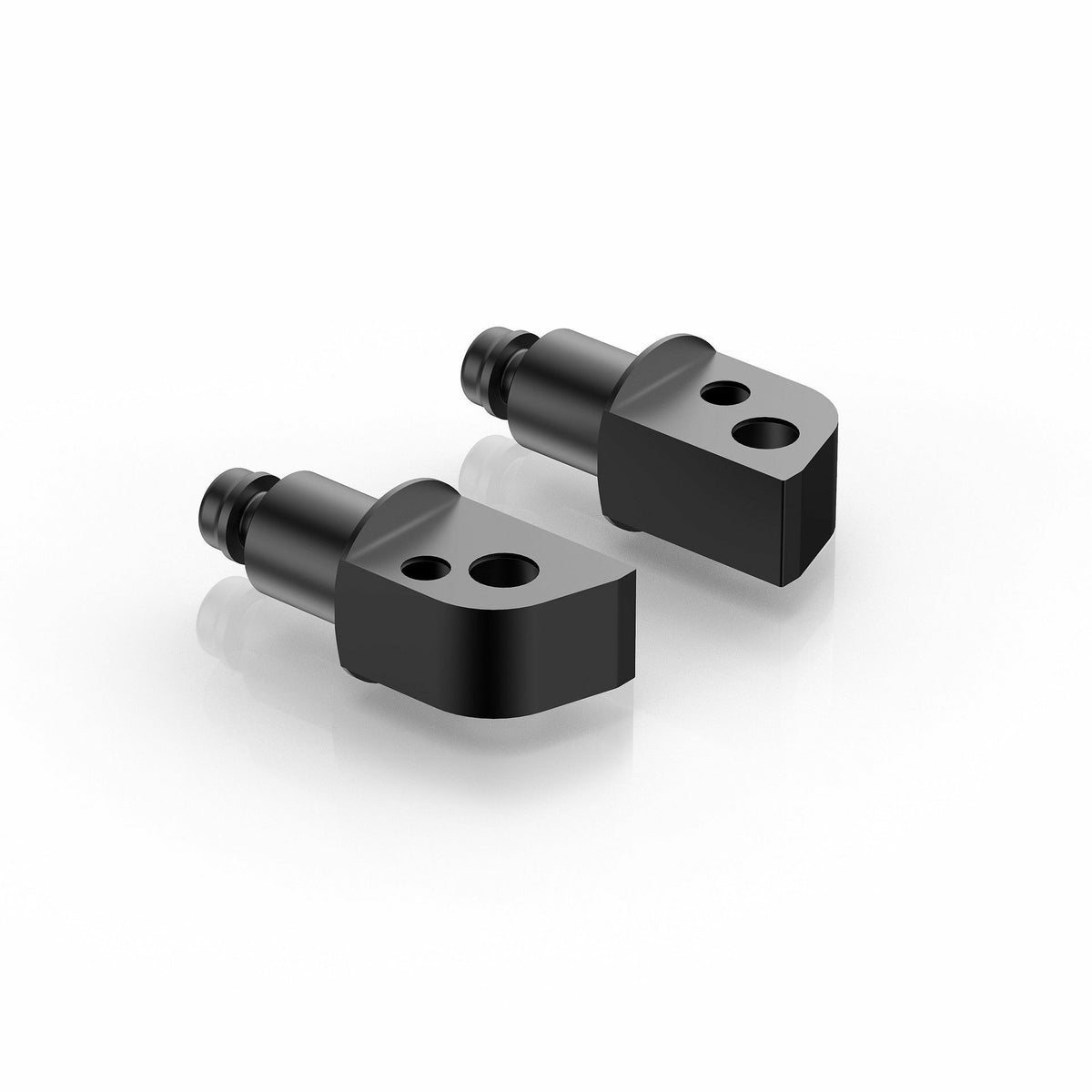 Footpeg Mount Kit Rider Black Pr - 58-PE683B - RIZOMA
